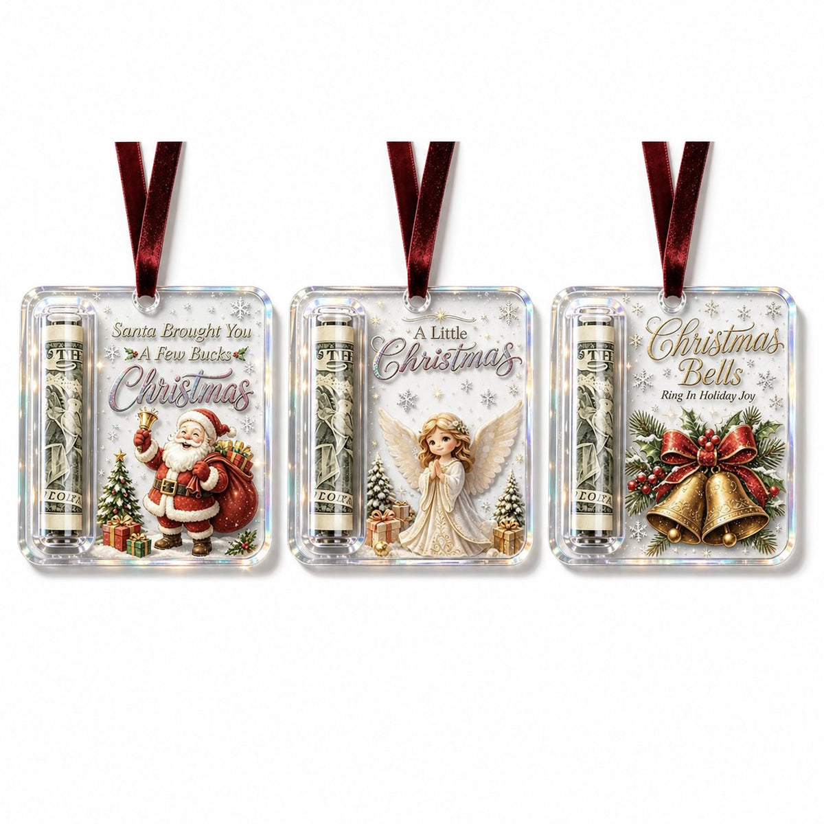 Christmas Cash Gift Ornament