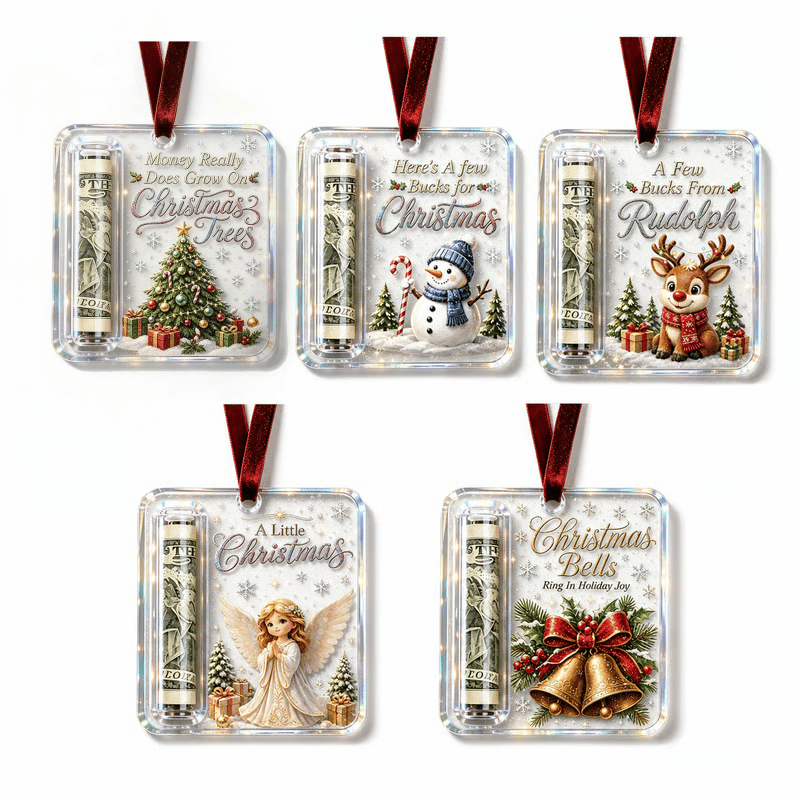 Christmas Cash Gift Ornament