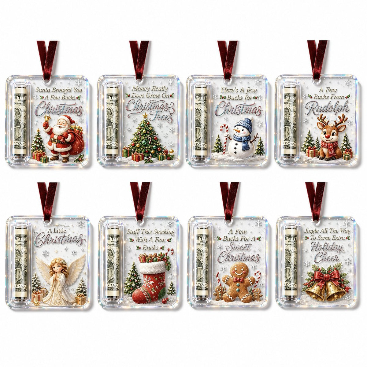 Christmas Cash Gift Ornament