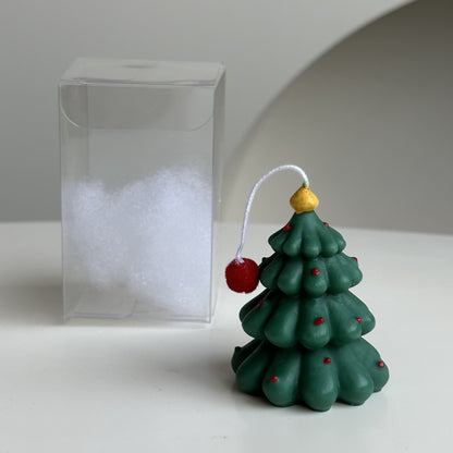ins Christmas Candle mini Hand-painted Christmas Tree Candle Bear Candle Christmas Souvenir Christmas Small Gift